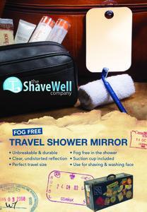 Shave Well Travel Mirror 1 crédito The Shave Well Company