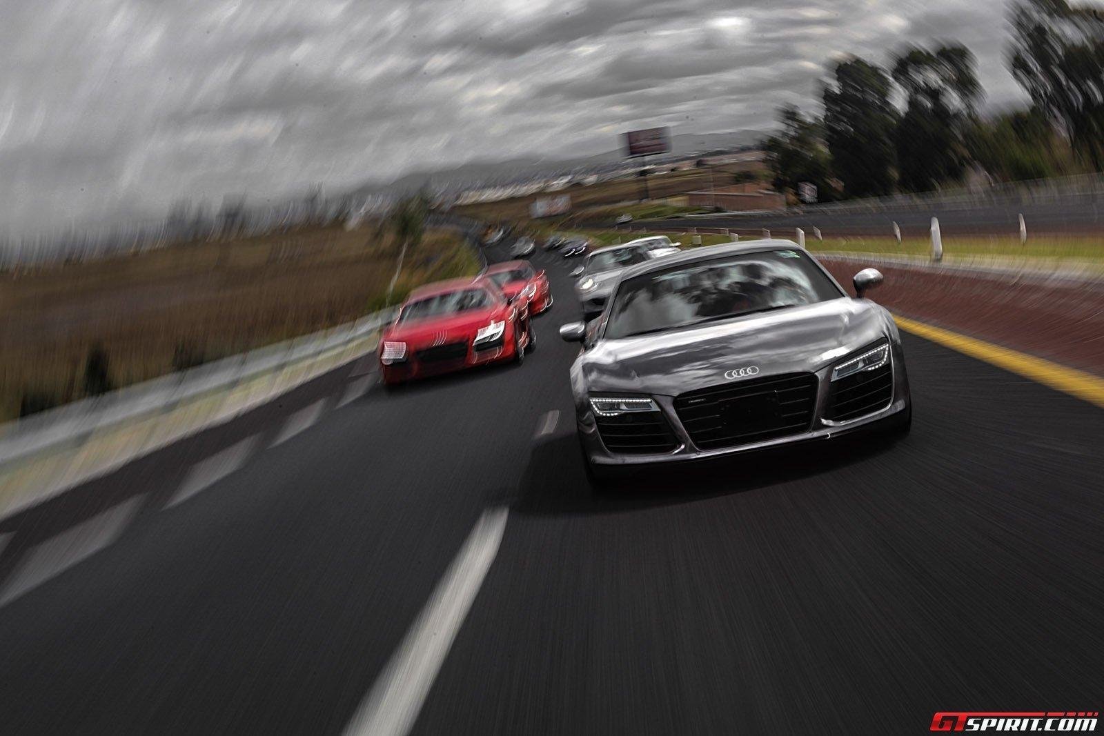 Audi And Porsche Club Members Cruise in Mexico
